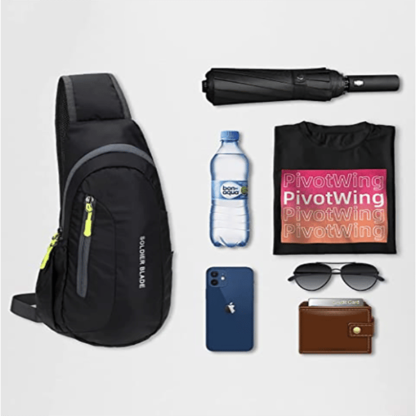 Brystveske, Sling-skulderveske med USB-ladeport