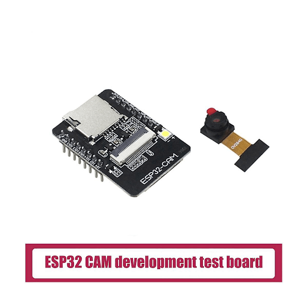 Esp32-cam Utvecklingskort + OV2640 Kameramodul Set 520kb + 4m Psram 32mbit Wifi + Bluetooth Ultra Låg