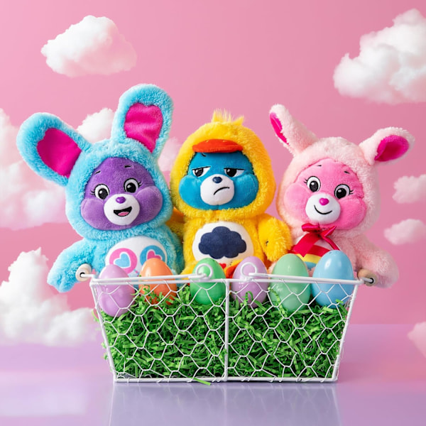 Grinig Kycklingbjörn 22cm Bean Plyschleksak, Söt Teddybjörn för Pojkar och Flickor från 4 år+