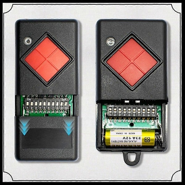 Ny Dickert MAHS40 MAHS40-01 MAHS40-04 Garage Fjärrkontroll Röd Knapp 40685MHz Åtkomstnyckel Sändare