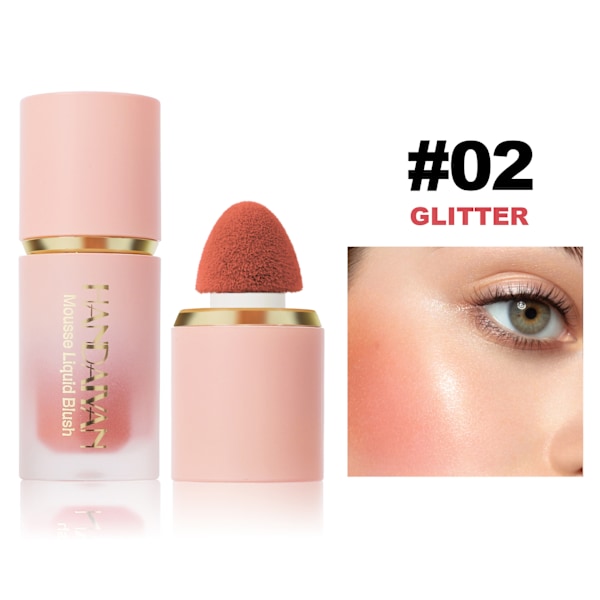 Flytande rouge contour HANDAIYAN naturlig modifiering lätt att färga matt rouge flytande rouge 2#