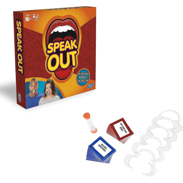 Speakoutgame - Roligt och Svårt Tandställningsspel - Tala med Tandställning och Svåra Spelrekvisita