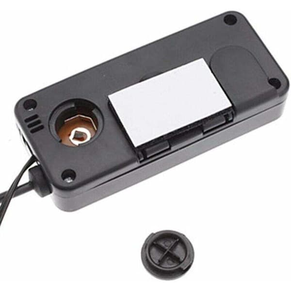 DC12V Bil Inomhus/Utomhus Termometer, Digital Termometer, Bakgrundsbelyst Biltermometer, Mini LCD Biltermometer, Inomhus/Utomhus Termometer, Bra Present