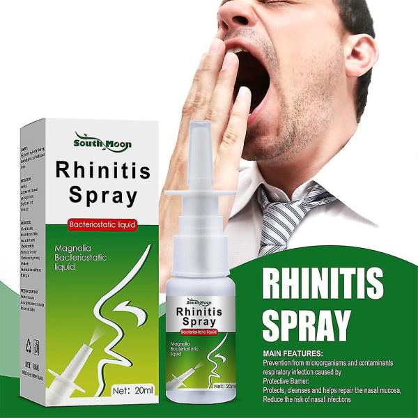 3 stk Rhinitis Næsespray Naturlig Hurtig Relief Næsespray Nysen Bihulebetændelse Snorken