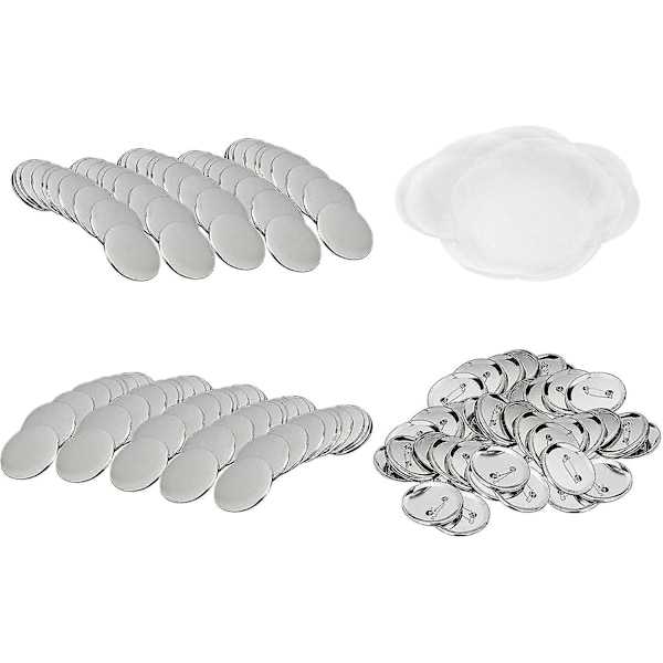 300 st 32 mm topp/botten stift tomma märken & knappdelar för märkesknappmaskin