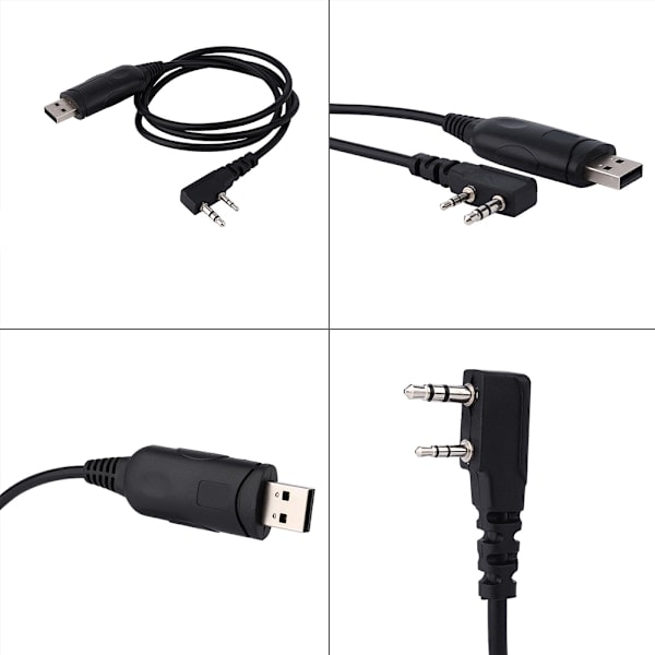 USB-programmeringskabel UV 5R-kabelradiointercom för Baofeng Wanhua Kenwood