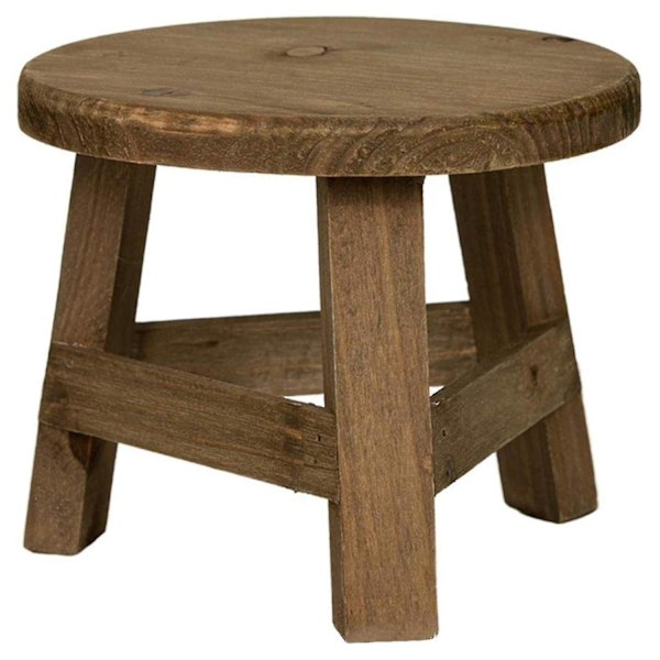 Trestativ i tre for planter, høy krakk planteholder, multifunksjonell blomsterpotteholder, for hagedekorasjon