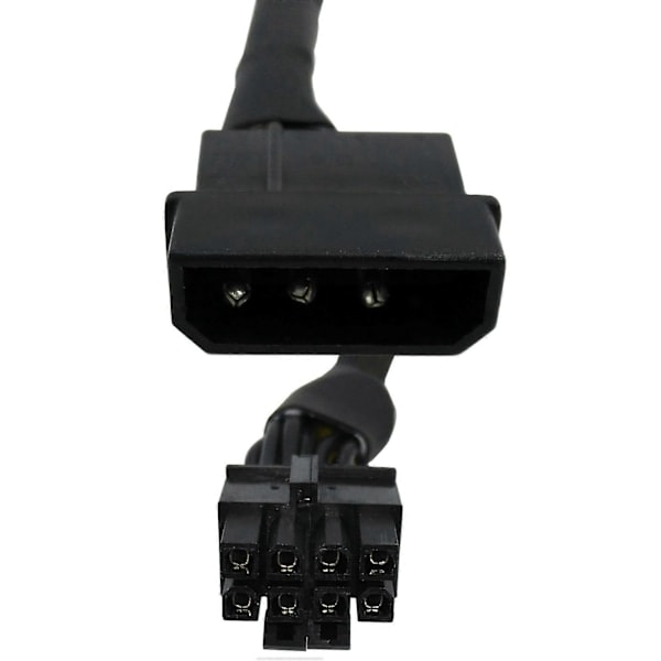 2 st LP4 Molex Hane till CPU 8-pin (4+4) EPS-12V Strömadapter Konverter Ärmkabel 33cm