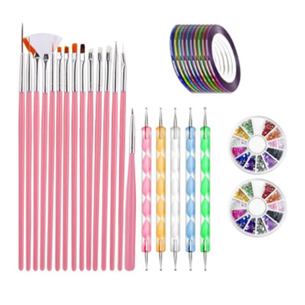 Nagelkonstset Diamantset-Puderpenna