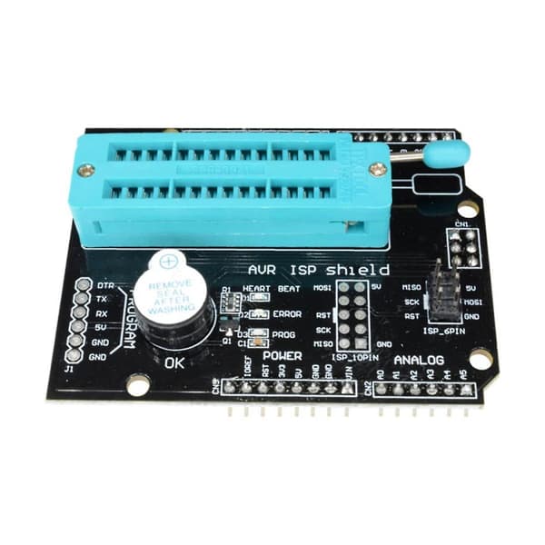 AVR ISP Universal Programmer Utvidelseskort Shield Brennende Bootloader for Atmega328P Modul Atmega med LED-indikator
