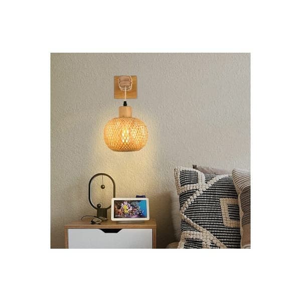 Vägglampa sovrum, Trävägglampa för vardagsrum, hall