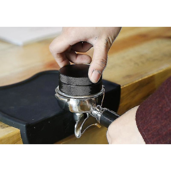 Kotitalouksille säädettävä kahvipuristin ruostumattomasta teräksestä jauhepuristin kahvilanka kangasjauhevasara (51 mm)