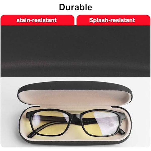 2-pack hårda glasögonfodral