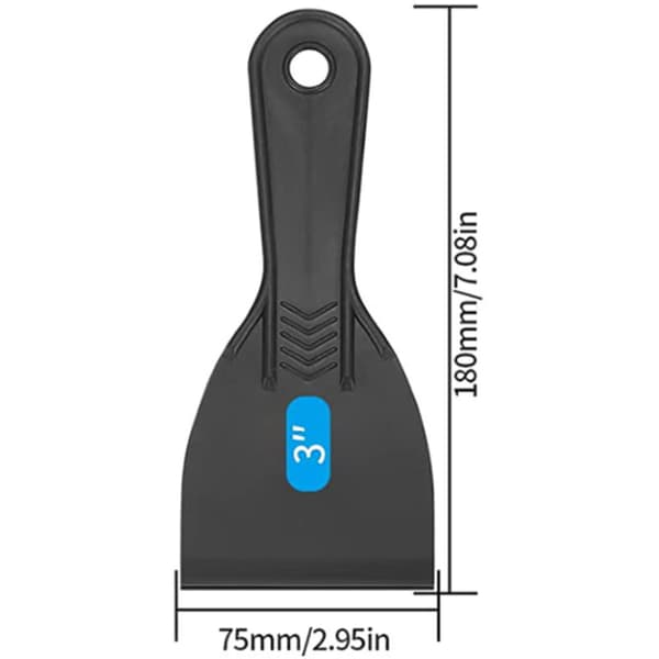 2 stk. 3D-printer harpiksfjerningsspatel skrape plastspatel for 3D-utskrift luftboblefjerner