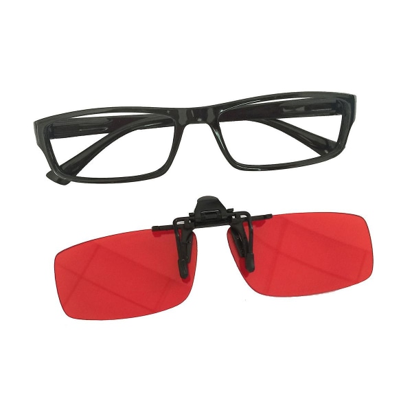 Röd-grön Färgblindhet Korrigering Båge Glasögon Clip-on Färg Blindglasögon 180 Vändbar Färg Blind Glasögon Clip