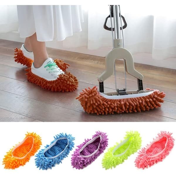 Par mopptofflor. Städtofflor. Golvstädskor. Mikrofiberstädskor, mopptofflor, skoskydd