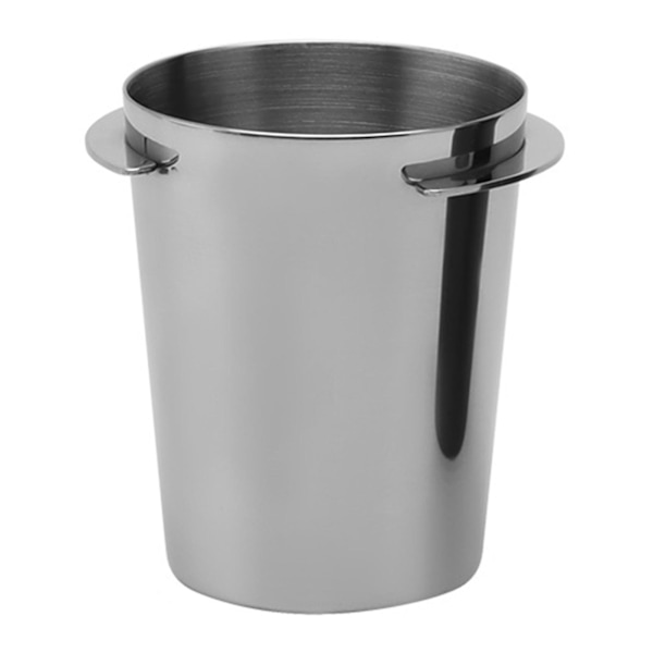 58 mm:n ruostumattomasta teräksestä valmistettu kahvin annostelukulho mukavalla otteella espressokoneelle