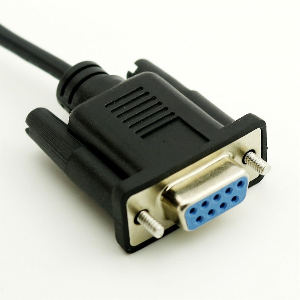 Rs232 Db9 9 ben hun til usb 2.0 A han plc seriel kabel adapter konverter 8" tommer 25 cm Fk