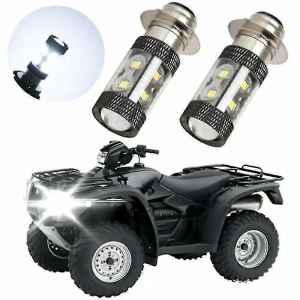 För Yamaha ATV Thsinde Vitt Ljus H6m LED Strålkastare