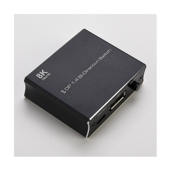 8k Dp Switch Displayport 1.4 Bi-direction Switch Converter 2x1/1x2 Stöd 4k@120hz 8k@30hz För Mul