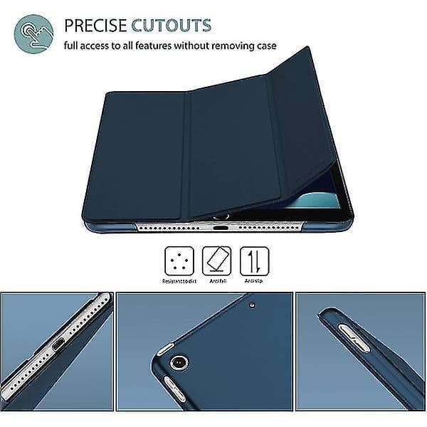 ProCase iPad 10.2 Etui iPad 9. generation, hård bagcover Blå
