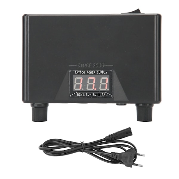 3-håls tatueringsströmförsörjning mini LCD linjeteckningsmaskin 110V/220V kontakt