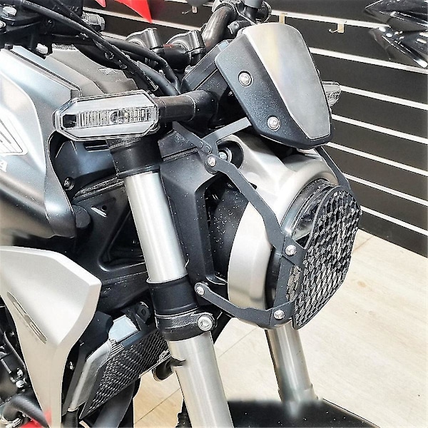 Motorcykel Forlygtebeskyttelsesgitter Beskytter Forlygte Lampe Mesh Gitter Dæksel Til Cb125r Cb150r Cb2
