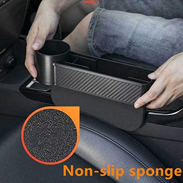 2-i-1 Bil Opbevaringslommer Auto Opbevaring Organiseringslommer Til Kopholder Opbevaring/Mobiltelefon