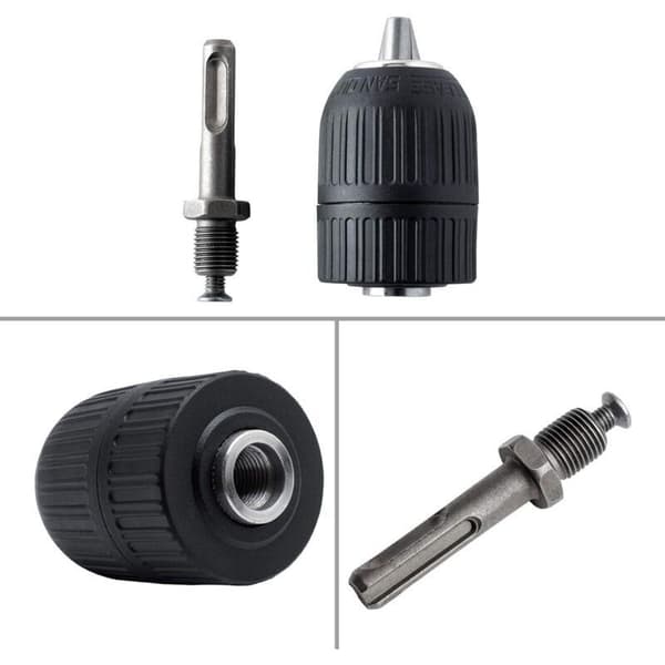 13 mm selvstrammende hurtigutløserchuck SDS-adapter for borhammer