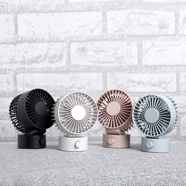 USB Mini Kontor Skrivebord PC Opladning Ultra-Stille Dobbeltbladet Blæser