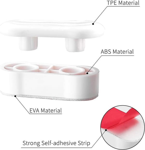 Toalettsits Buffertar 4-pack Sits Bumpers Universal Stoppar För Toalettlock