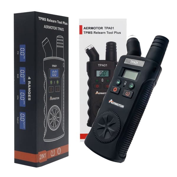 TPMS-omlärningsverktyg plus digital däcktrycksmätare 150 PSI 2-i-1 TPMS