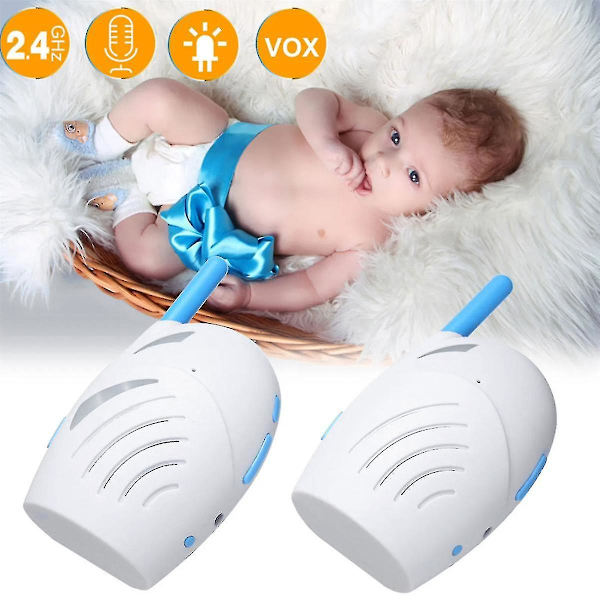 2,4 GHz Langaton Vauvanvalvonta - Digitaalinen Äänivauvanvalvonta, Kaksipuolinen Puhe, Vauvan Itkunilmaisin, Walkie Talkie