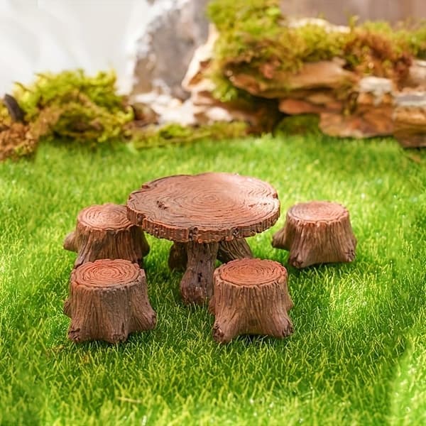 Universal Mini Trestubbe Hagekunst Tilbehør (5-Dels Sett)