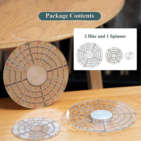 2st keramisk keramikklippning Spinnerverktyg Roterande skiva keramikhjultrimmerverktyg Lerverktyg för krukmakare-hhny
