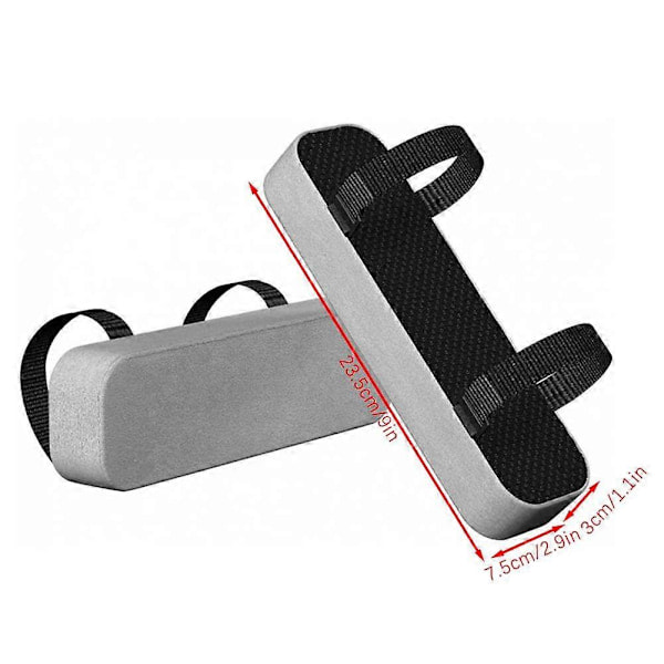 Ergonomiska Armstödskuddar i Memory Foam för Kontorsstol, 2-pack, Mjuka Bekväma Armbågsstöd