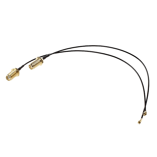 2 stk. Wlan Antenne Pigtail Hirose U.fl Sma Box Adapter Kabel Ipex Rsma 20cm
