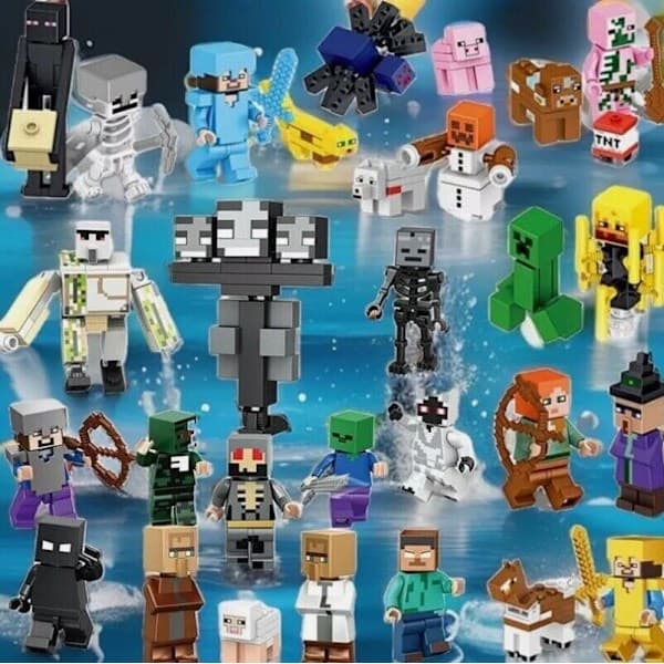 29 sæt Minecraft byggeklodsfigurer legetøj minifigurer