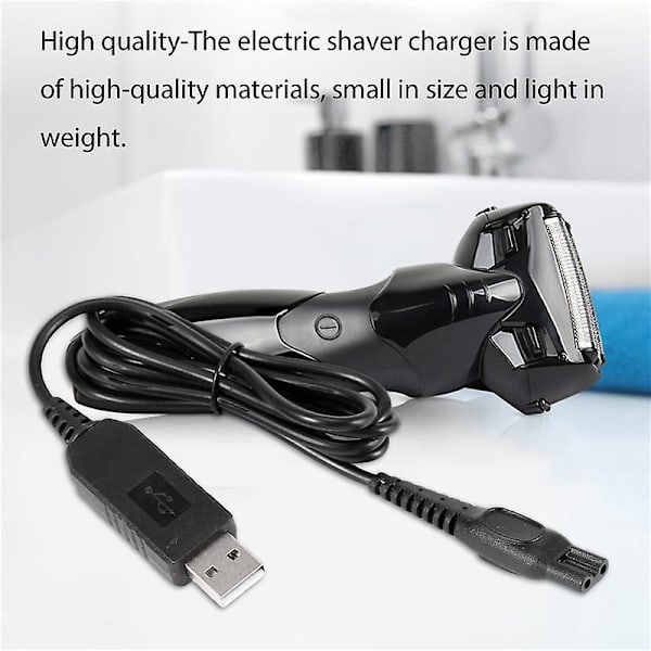 Oplader til Philips Shaver, 15V USB-oplader, opladningskabel, strømkabel til Philips Norelco Oneblade QP6520 QP6510
