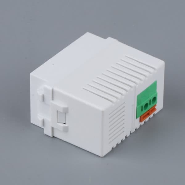 USB Strømmodul 220V 5V Transformator Bryter Adapter Hvit