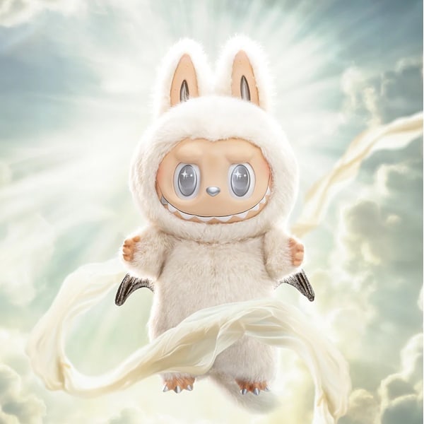 Pop Mart Zimomo Angel Charm Plysdyr 17,5 cm