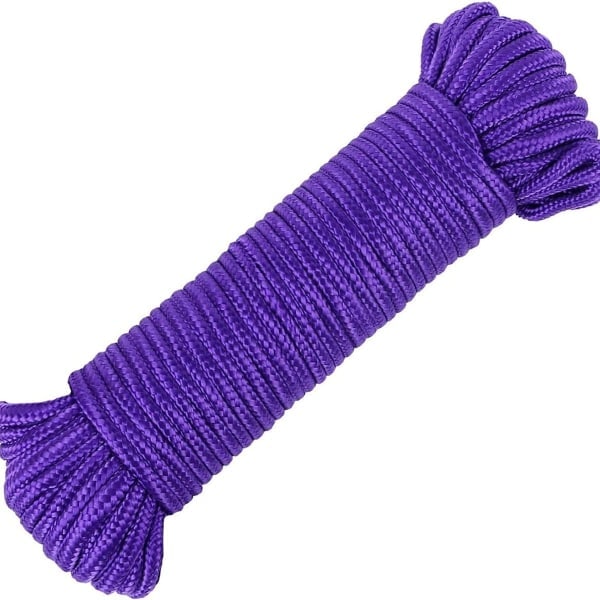 50m udendørs tørresnor flag reb klatrereb nylon tørresnor fiskesnor KLB
