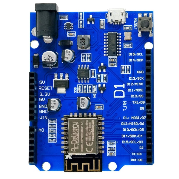 3 X D1 Board NodeMCU ESP8266MOD-12F WiFi WiFi-modul Kompatibel med til
