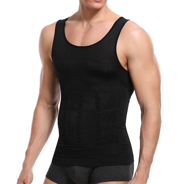 Kompressions Tanktop Mænd - Sort Sort