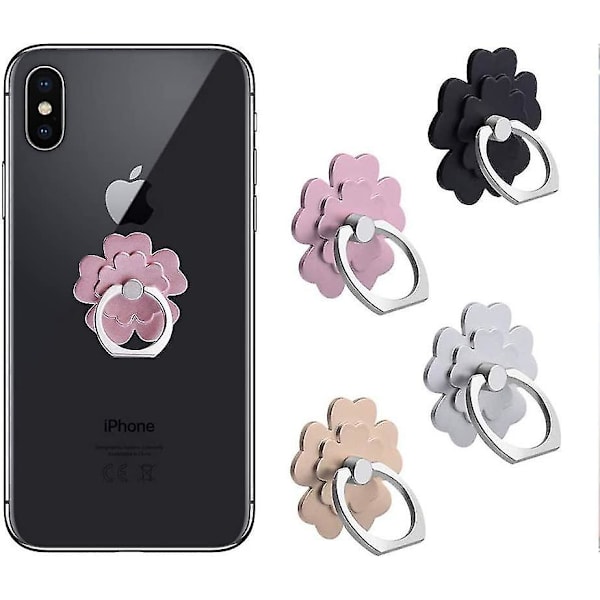 Mobiltelefon Ringhållare Finger Ringhållare 360 Rotation 4-pack