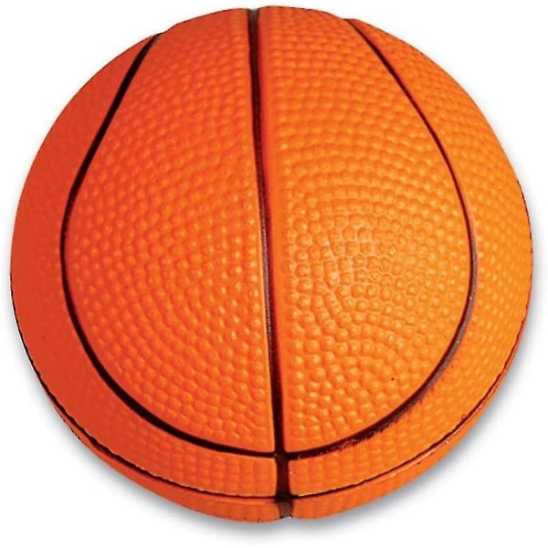 Mini basket stressbollar - (pack med 12) 1,57 tum små skumbasketbollar för barn, sporttema Party Favoritleksaker Födelsedagsfestspel och Anxi