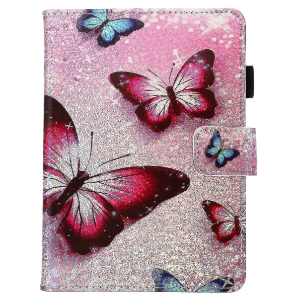 1 stk. Butterfly Print Etui Kompatibel med Kindle Paperwhite og Kindle 10