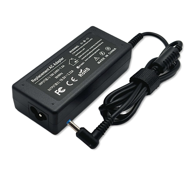 Passer for HP laptoplader 19.5V3.33A 4.62A blå port datamaskin strømadapter usb 65W 19.5V3.33A 4.5*3.0 interface