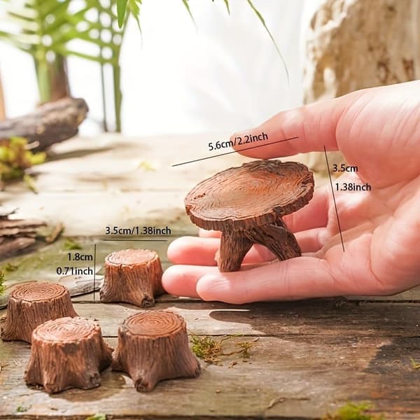 Universal Mini Trestubbe Hagekunst Tilbehør (5-Dels Sett)