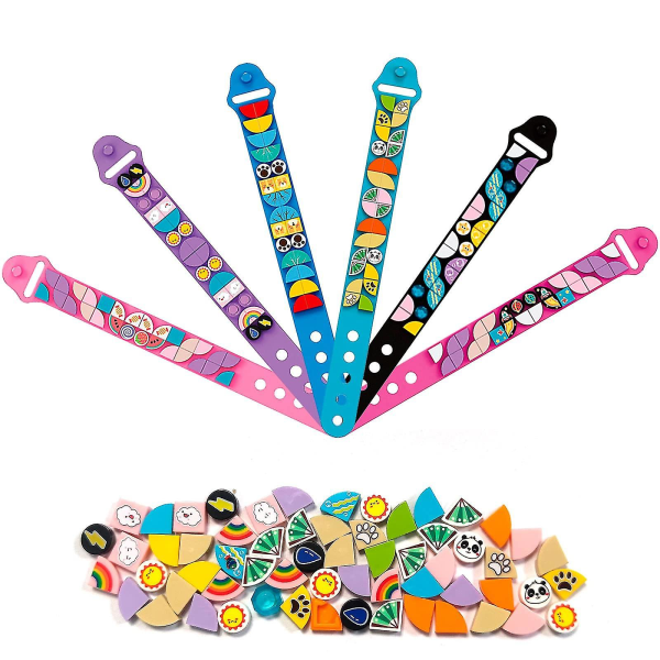 6-pack gör-det-själv-armband megapack pärlor set och hantverk Vänskapsarmband Leksaker för barn Flickor Pojkar Tonåringar